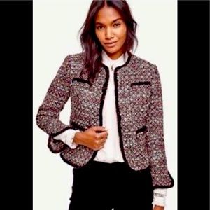 Shimmer tweed jacket